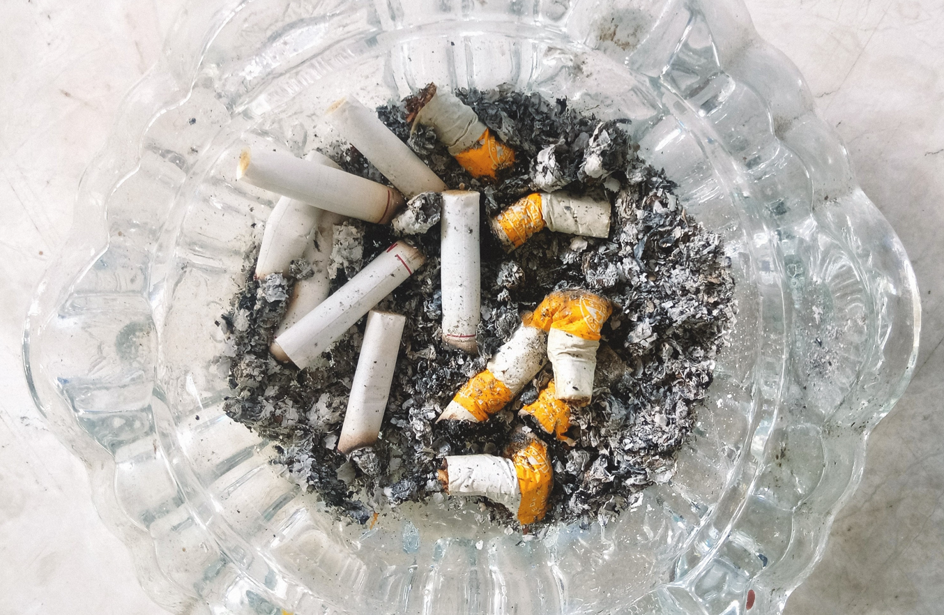 Full ashtray