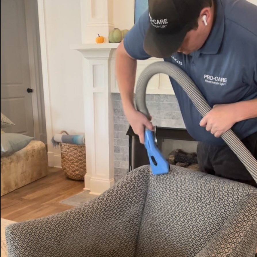 Upholstery cleaning professionals have special products and tools to guarantee the deepest clean.