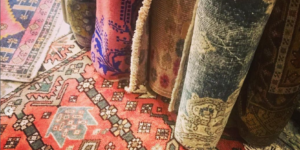 Vibrant Handknotted Rugs Benefit from Professional Cleaning.