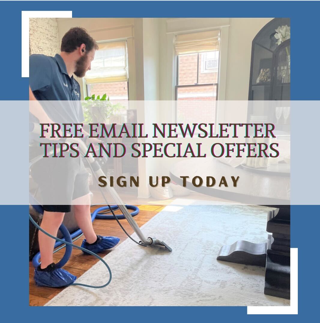 Pro-Care offers an email newsletter about the services they offer: carpet cleaning, rug cleaning, upholstery cleaning, tile and grout cleaning and fabric protector.