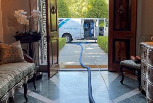 Your carpet cleaners are going to need easy access into your home.