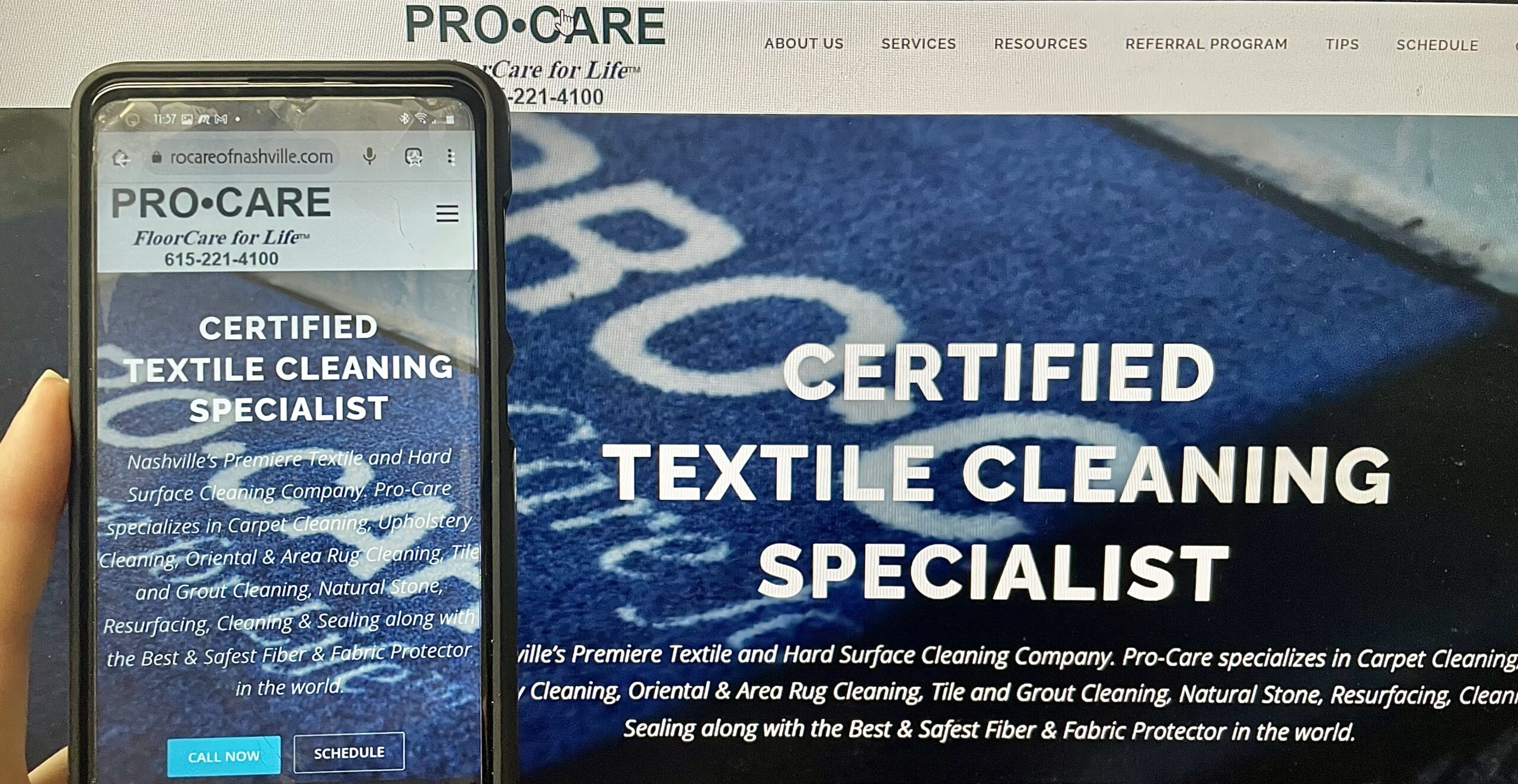 Find Pro-Care on your desktop or phone.