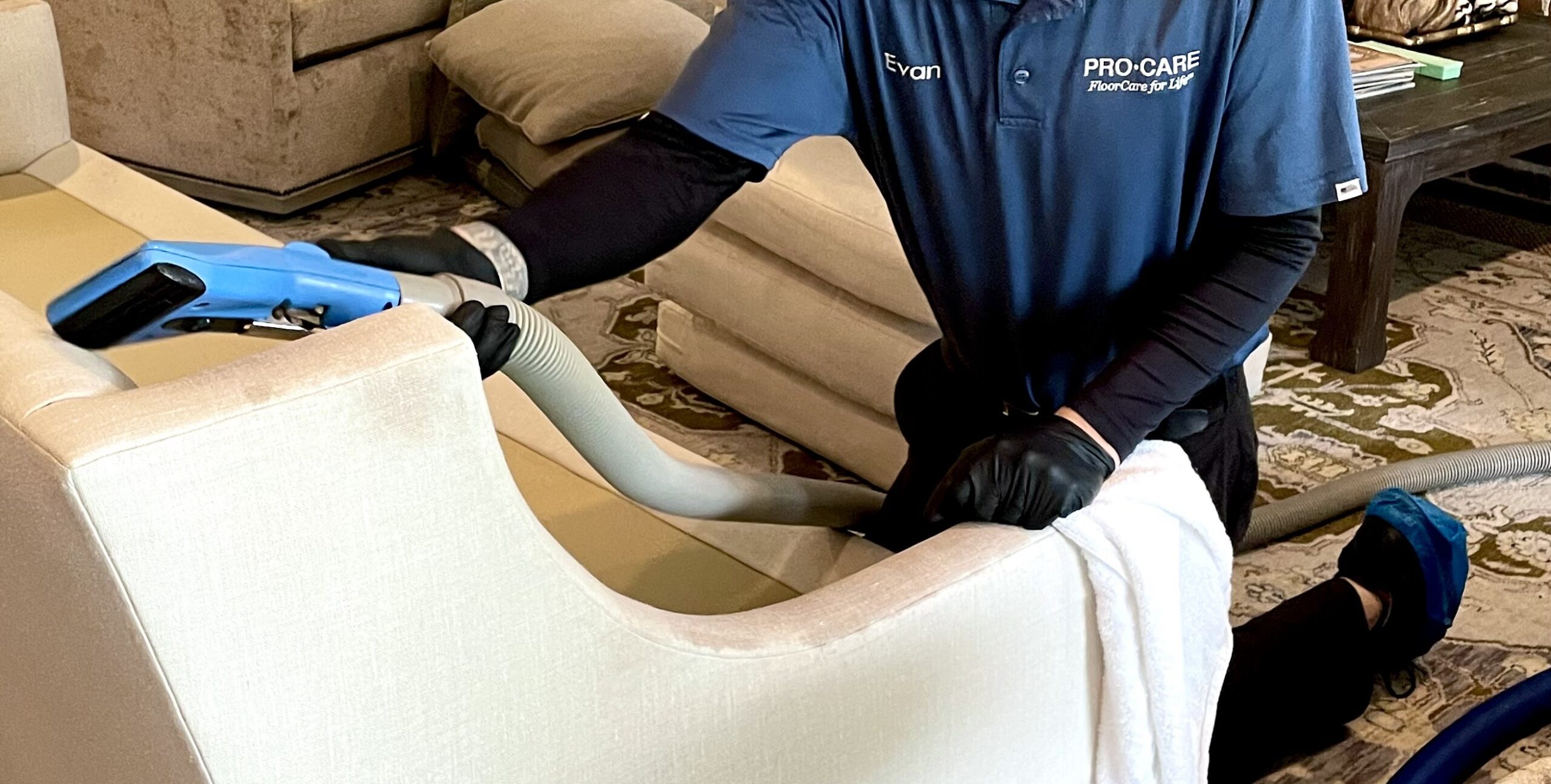 Technicians will pay particular attention to any areas of concern on your upholstery that you point out.