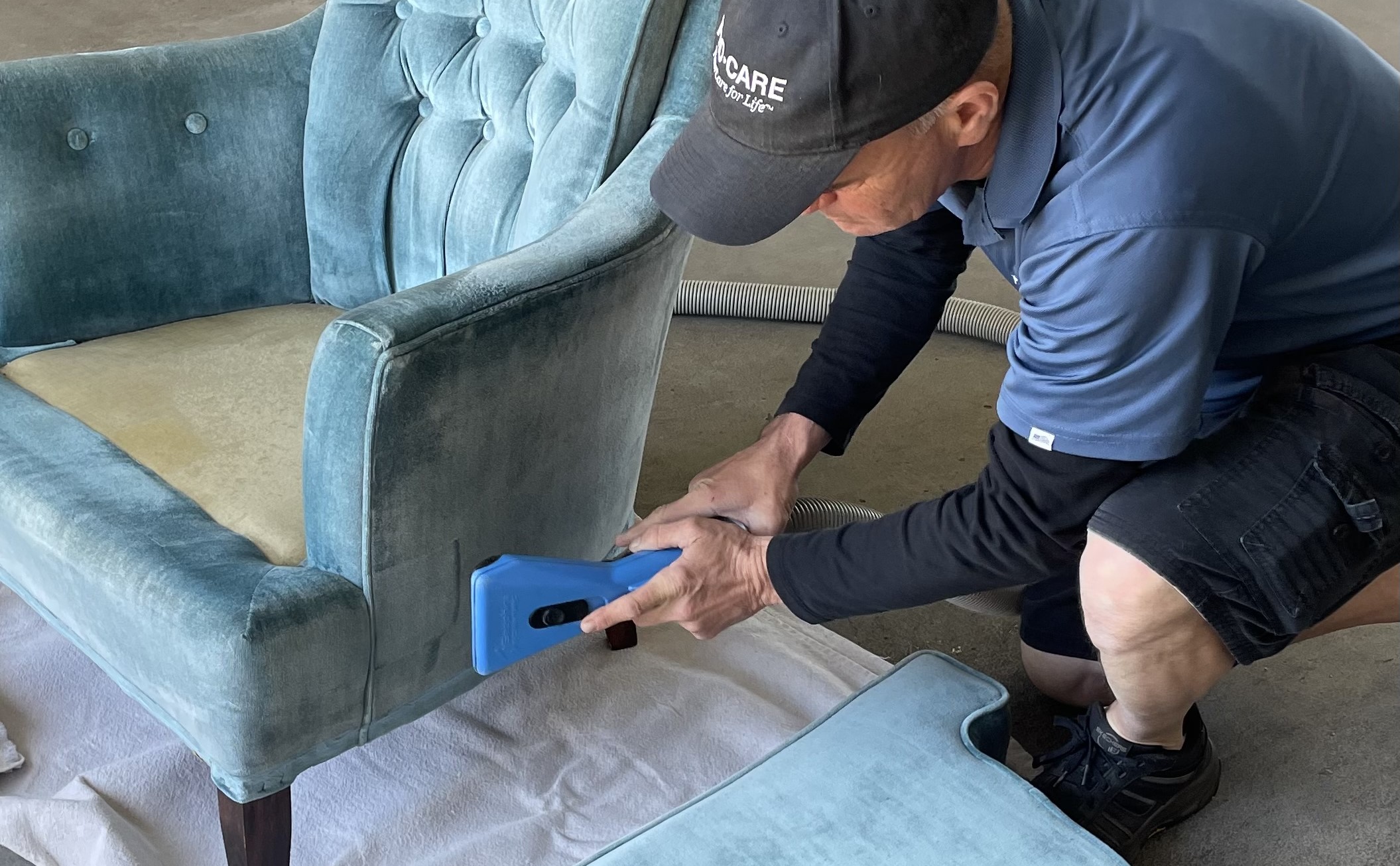 Professional upholstery cleaning is advised for vintage and high-dollar furnishings.