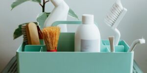Putting together a kit of cleaning products and tools is a great way to kick off your Spring Cleaning project.